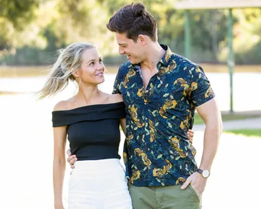 Helena Sauzier and Matt Agnew from 'The Bachelor' Australia.