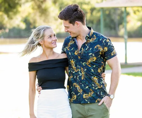 Helena Sauzier and Matt Agnew from 'The Bachelor' Australia.