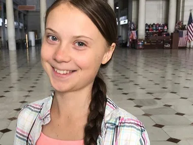 Greta Thunberg. 