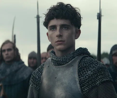 Timothée Chalamet in The King