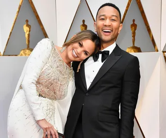 Chrissy Teigen and John Legend.