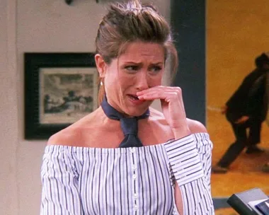 Rachel Green crying in Friends.