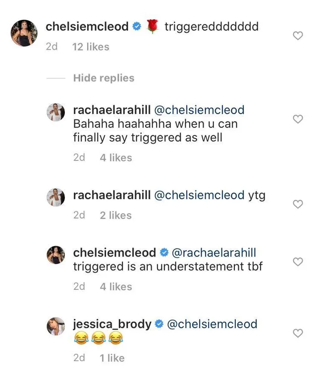 Chelsie Shades Matt On Instagram Post-Breakup | Bachelor AU | ELLE
