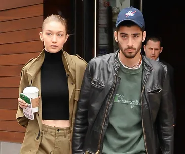 Gigi Hadid and Zayn Malik. 