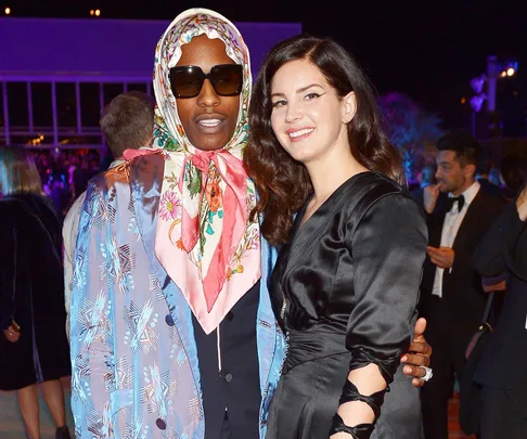 Lana del Rey and ASAP Rocky.