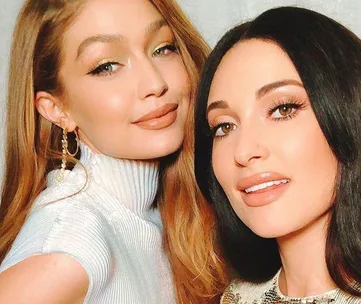 Kacey Musgraves and Gigi Hadid. 