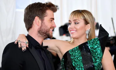 Miley Cyrus and Liam Hemsworth. 