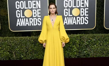 Zoey Deutch at the 2020 Golden Globes. 