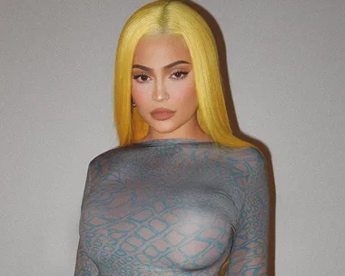 Kylie Jenner Yellow Hair