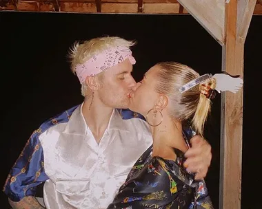 Justin Bieber and Hailey Bieber. 