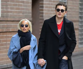 Zoe Kravitz and Karl Glusman. 