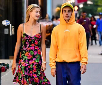 Justin Bieber and Hailey Baldwin. 