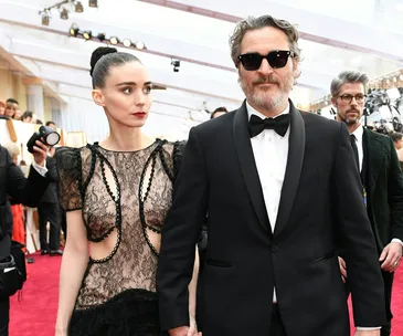 Rooney Mara and Joaquin Phoenix.