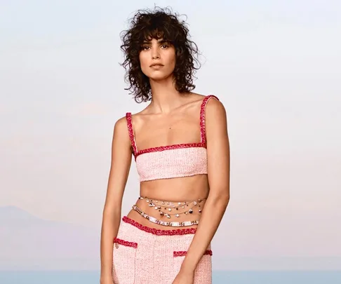 Mica Argañaraz for Chanel cruise 2020/2021.