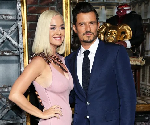 Katy Perry and Orlando Bloom.