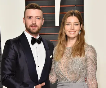 Justin Timberlake and Jessica Biel.