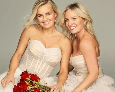 Elly and Becky Miles from 'The Bachelorette' Australia 2020.