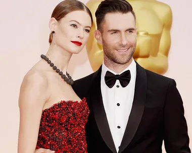 Behati Prinsloo and Adam Levine