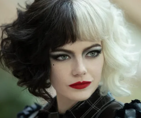 Emma Stone as Cruella.