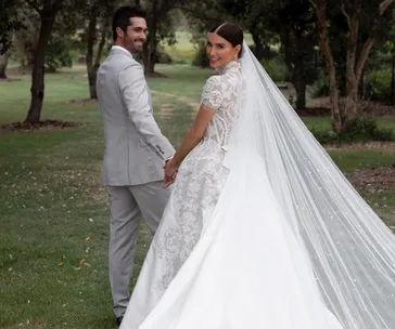 Erin Holland and Ben Cutting at their Byron Bay Wedding.