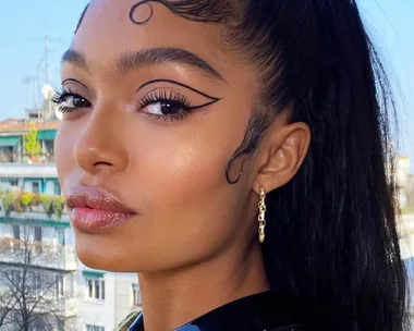 Yara Shahidi nano brows nanoblading