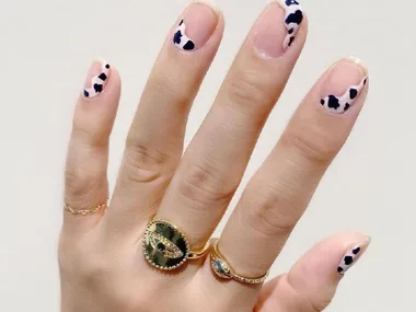 ‘Cow Print Nails’ Are The Wild Manicure Set To Revive The Once-Loved Animal Print Trend