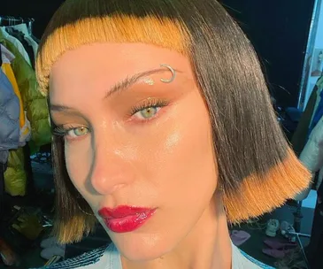 Gird Your Loins, Bella Hadid Is Doing Everything In Her Power To Bring Back ’90s Skinny Eyebrows