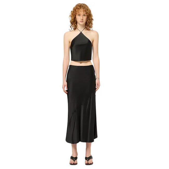 new years eve 2024 weather outfit black top skirt