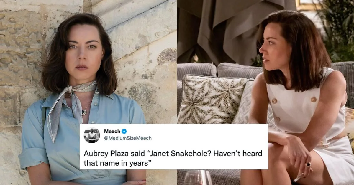 aubrey plaza blue dress white lotus Trend Forecast: Who else is watching the new season of White Lotus and noticed Aubrey Plaza wearing a blue and white striped shirt dress? Get the look with Sitano's blue and