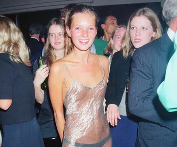 Kate Moss Reprises Her Iconic Nearly Naked Slip Dress To Kick Off The Silly Season