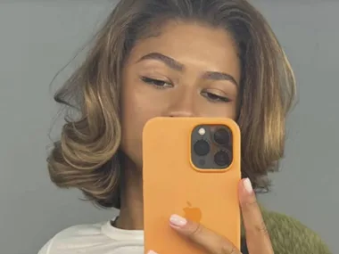 Zendaya Debuts A Honey Blonde Bob