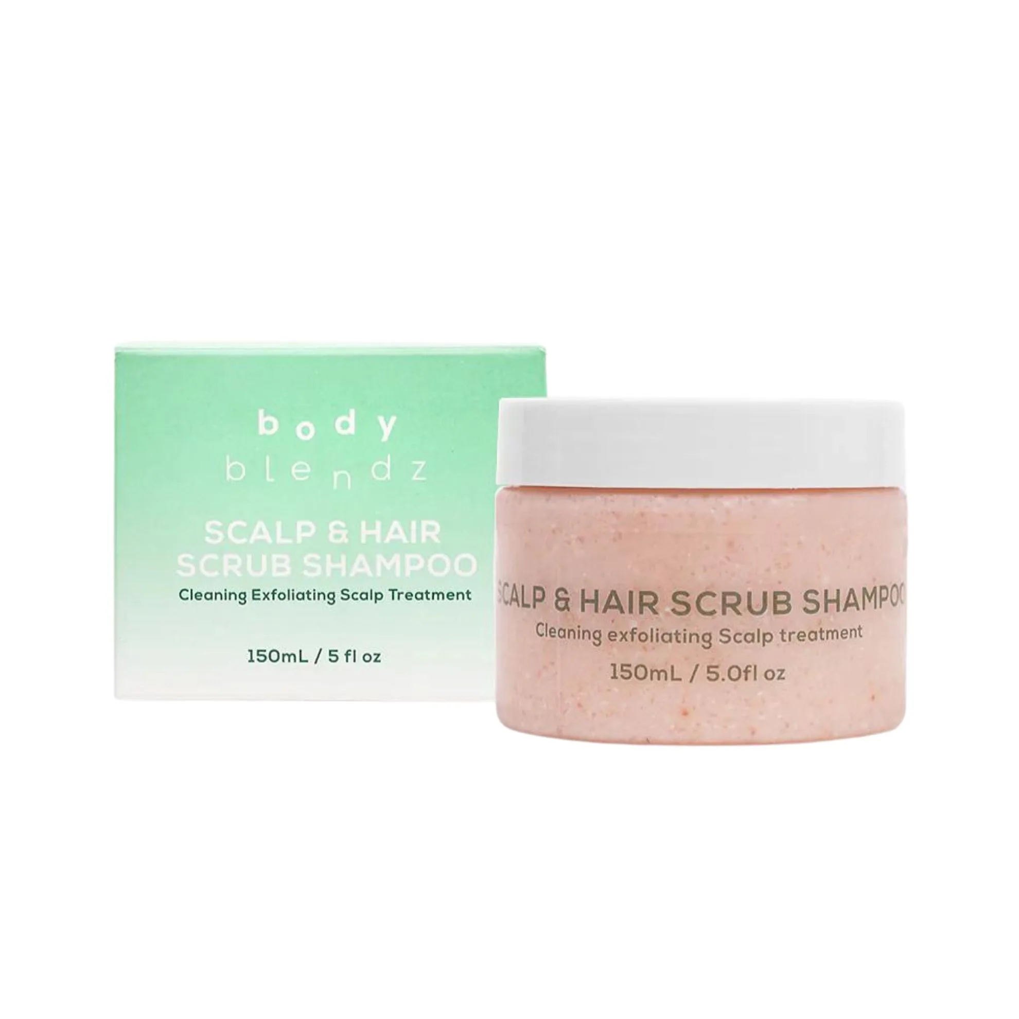 The Body Blendz Scalp & Hair Scrub Shampoo is the best scalp scrub if you have frizzy or dry hair thanks to the inclusion of guar bean, a extrac tthat neutralises negative charges between hair strand that cause "static", or "frizz." On top of this the scrub contains very fine himalayan sea salt crystals and protective abyssinia oil, shea butter and jojoba oil for conditioning and shine. the scrub is pink, and comes in a 150ml clear plastic jar. $22.51.00 at Amazon.