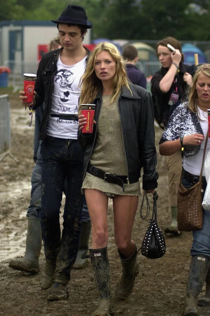 Kate Moss at Glastonbury