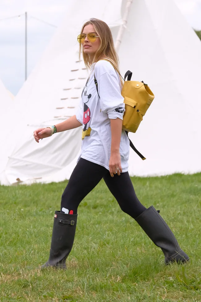 Margot Robbie at Glastonbury