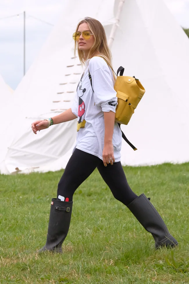 Margot Robbie at Glastonbury