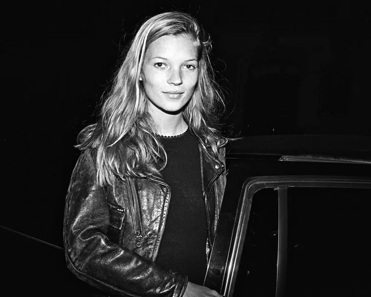 kate moss wearing 90s fashion pieces