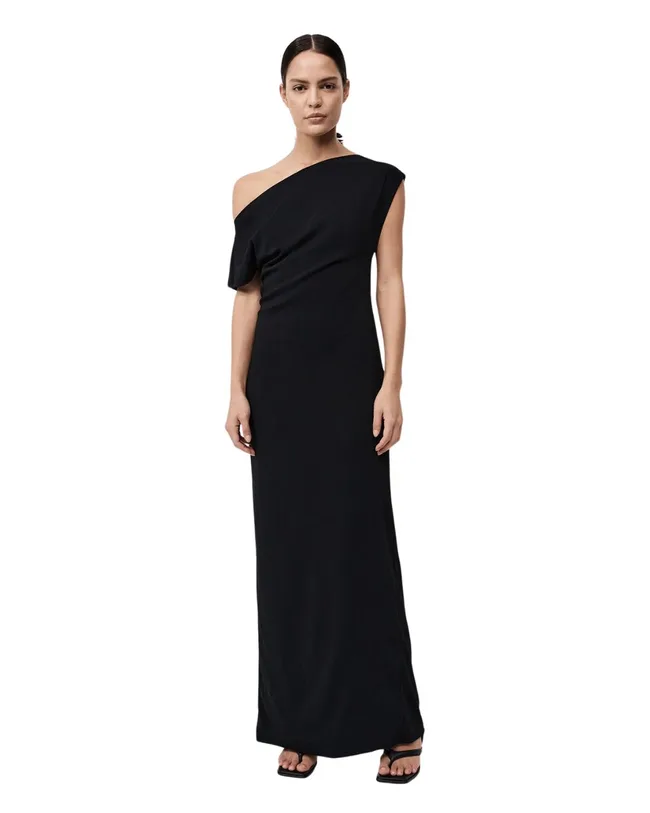 christmas day outfit 2024 st agni black maxi dress