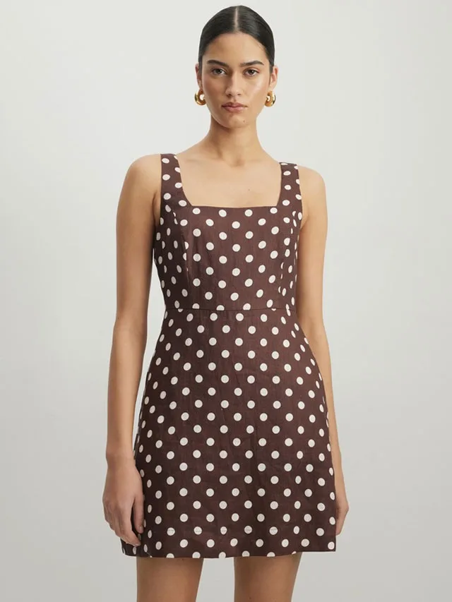 Polka Dot Mini Dress