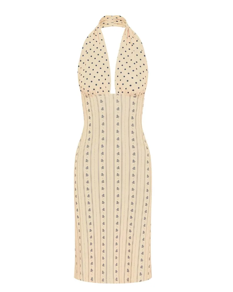 With jean Romony dress