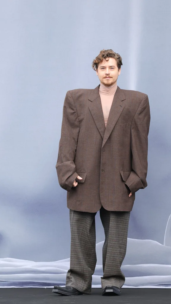 Cole Sprouse at Balenciaga.