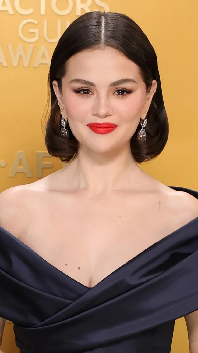 Selena Gomez at the 2025 SAG Awards