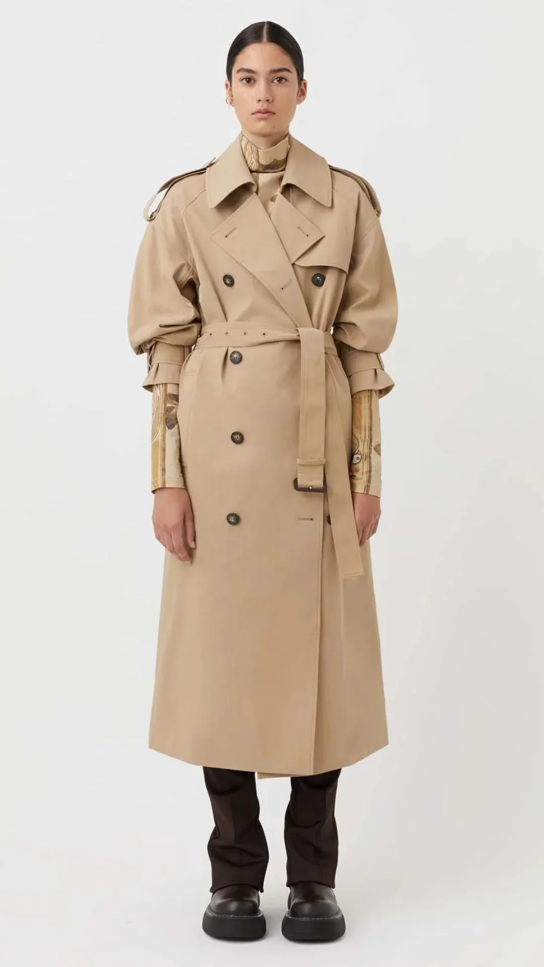 Camilla and Marc Evans Classic Trench Coat 