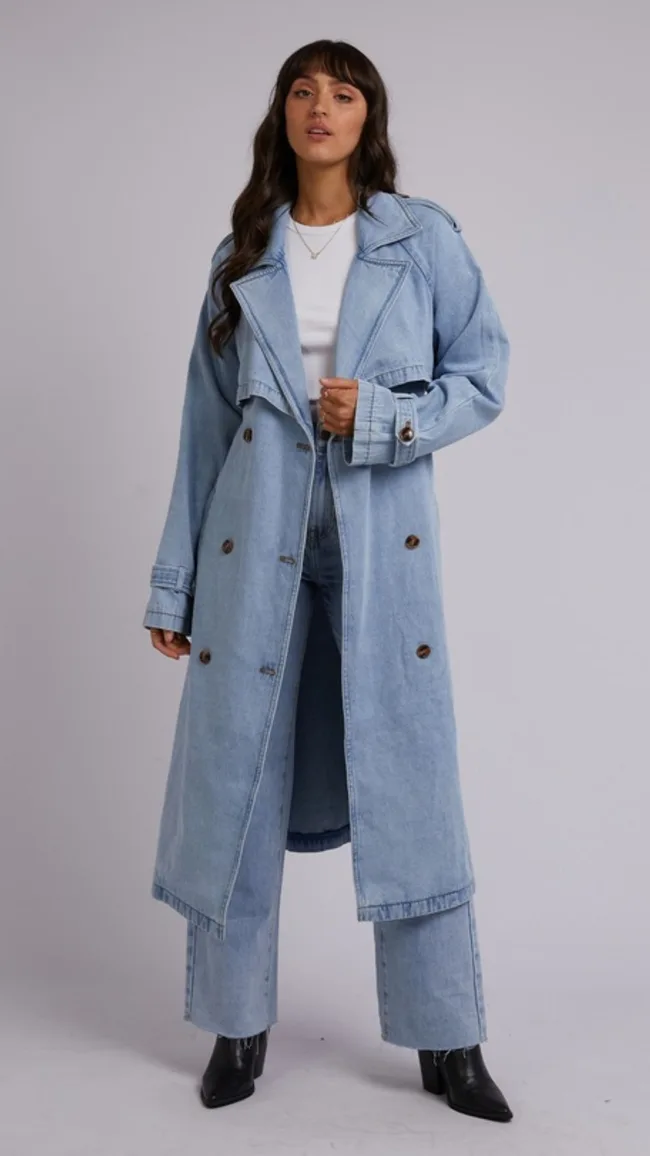 Denim Trench Coats Winter’s MustHave Fashion Trend ELLE — free download