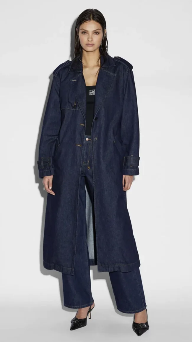 Denim Trench Coats: Winters Must-Have Fashion Trend | ELLE