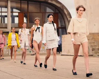 The Chanel Cruise 2025 runway.