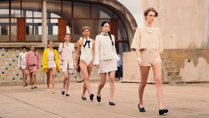 The Chanel Cruise 2025 runway.