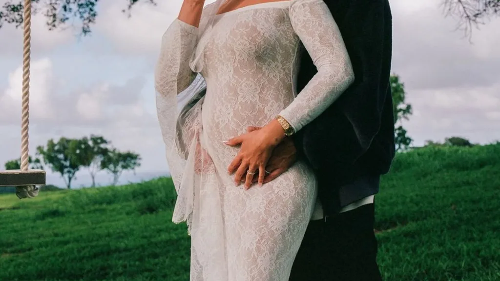 Hailey Bieber is pregnant.