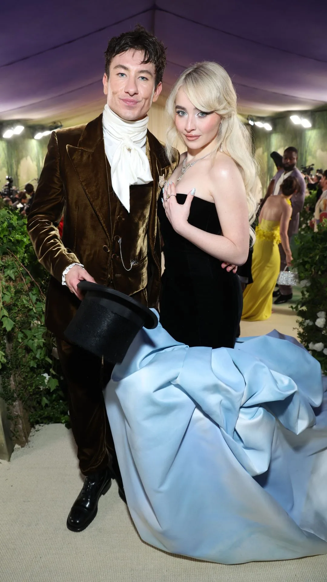 Sabrina Carpenter and Barry Keoghan at the 2024 met gala