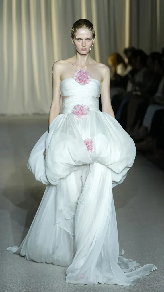 giambattista-valli 80s wedding dress bubble hem