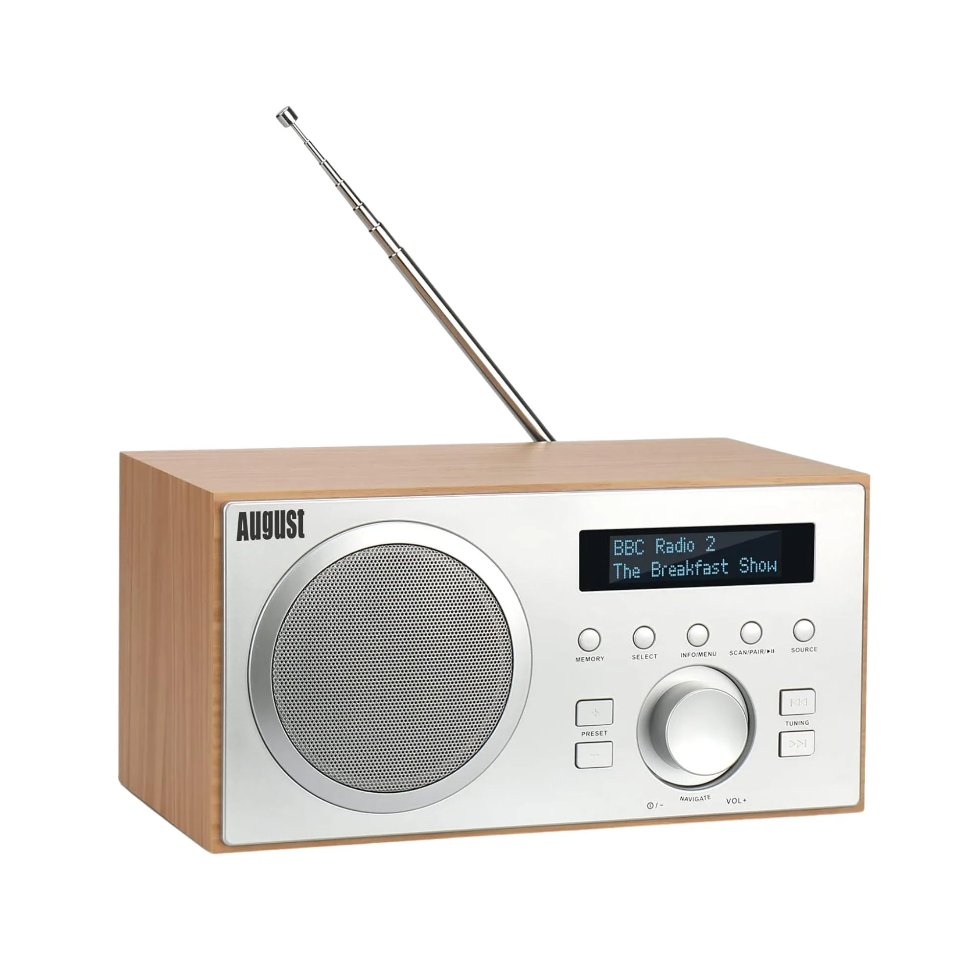 DAB+ Radio With Bluetooth Speaker